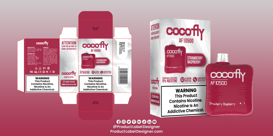 Disposable vape packaging box design​